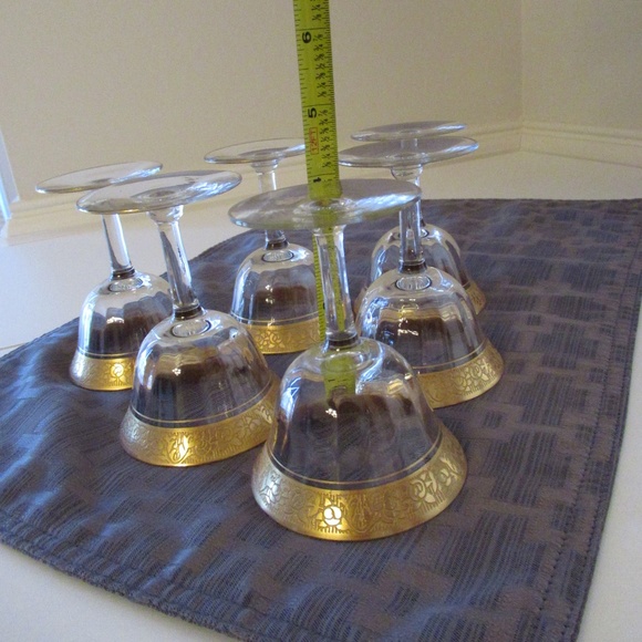 Tiffin Franciscan Ramble Rose Cocktail glasses - Picture 6 of 8